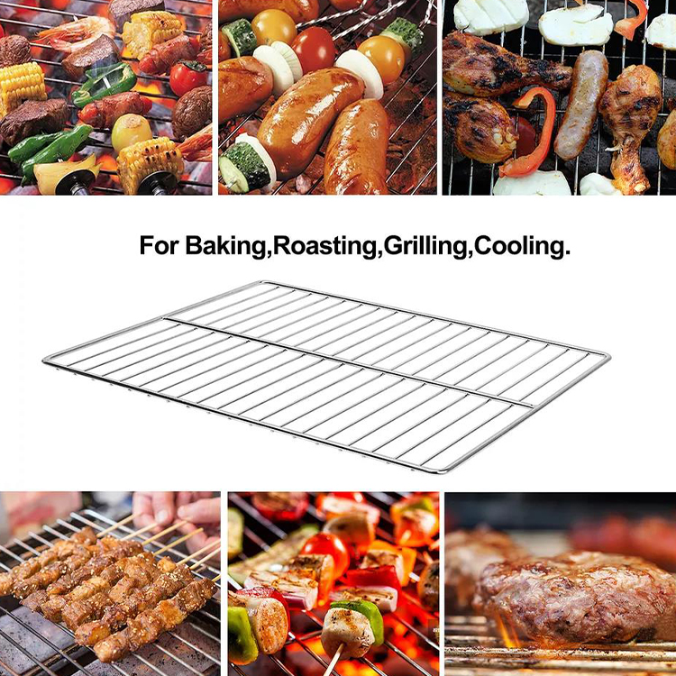 Grill Basket with Wooden Handle