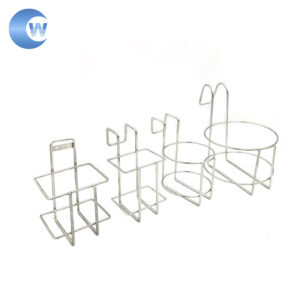 Custom Wall‑Mount Stainless Steel Rack for Restroom Bathroom Hand Sanitizer